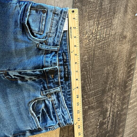 STS BLUE Cara Straight Leg Distressed Ankle Length Jeans 26 - Picture 5 of 7